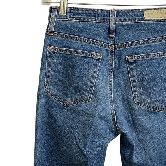 AG Adriano Goldschmied Isabelle Straight Leg Jeans Size 23 High Rise Cropped - Picture 12 of 16